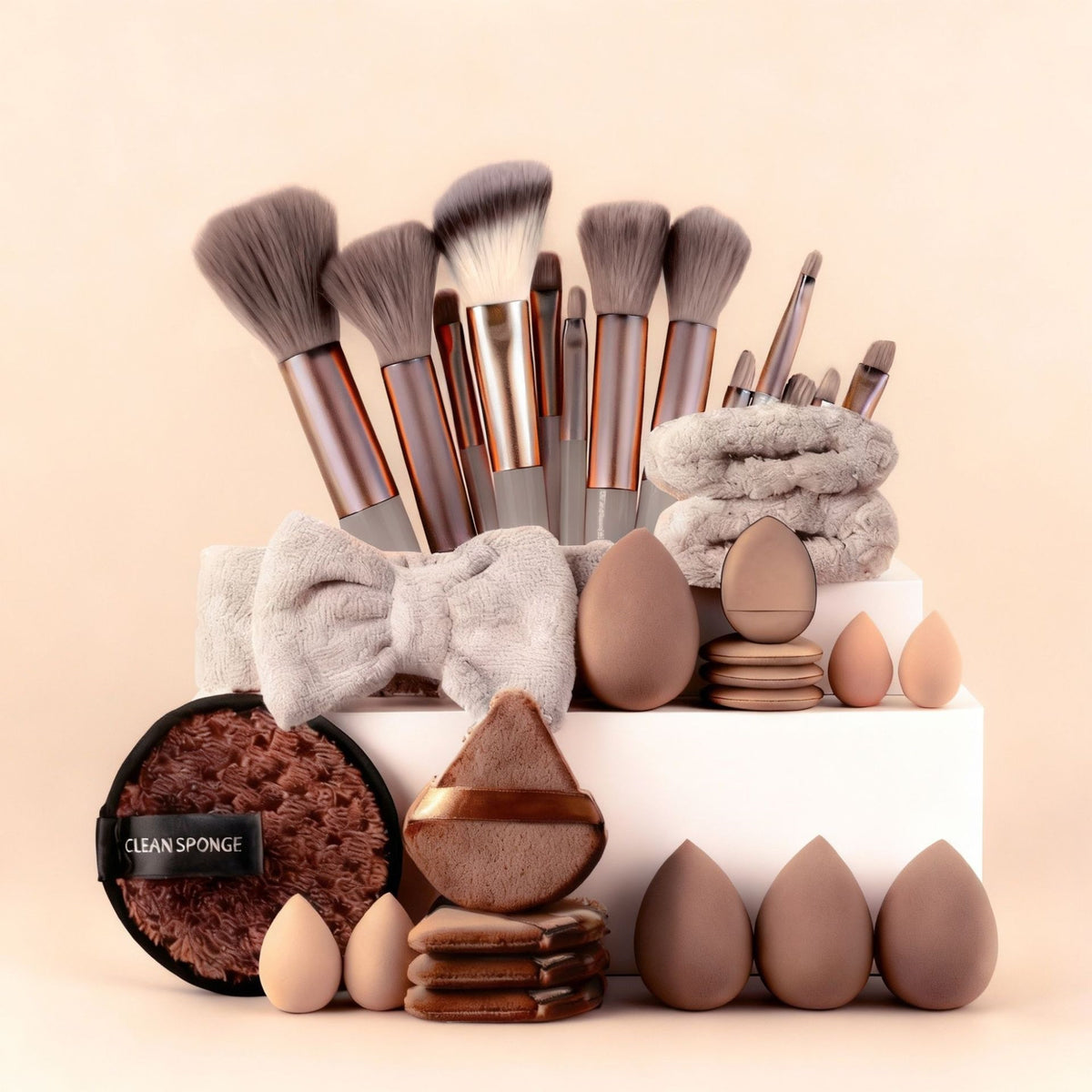 Professional Makeup Brush and Sponge Set