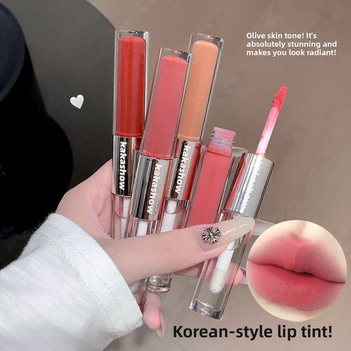Double-ended lip gloss makeup product