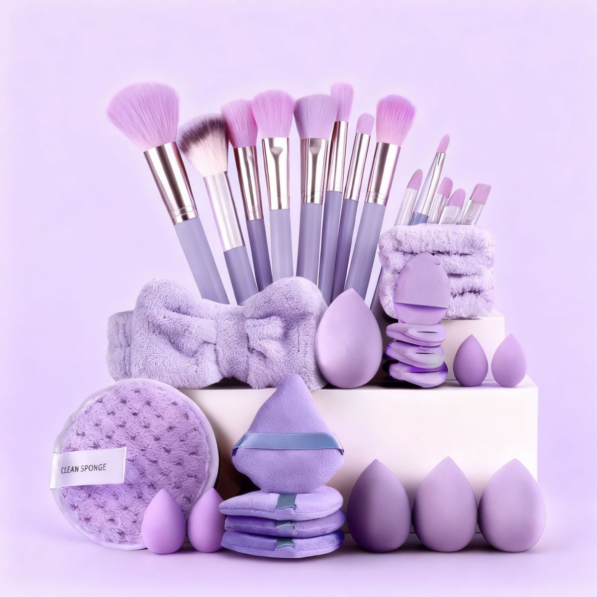 Professional Makeup Brush and Sponge Set