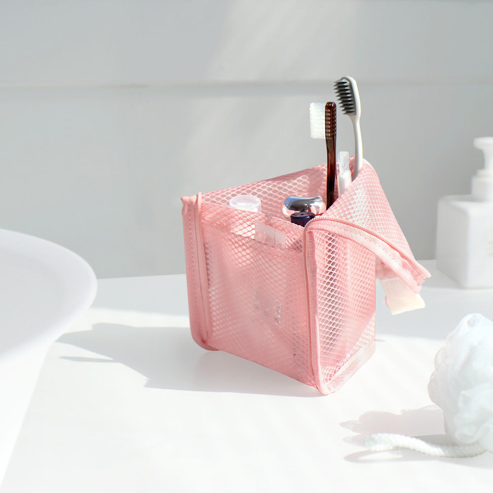EVA Waterproof Travel Shower Bag for Hairbrush and Makeup Accessories