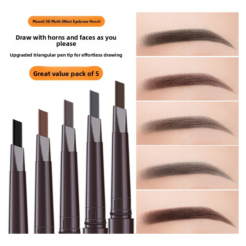 Non-dirtying makeup pencils