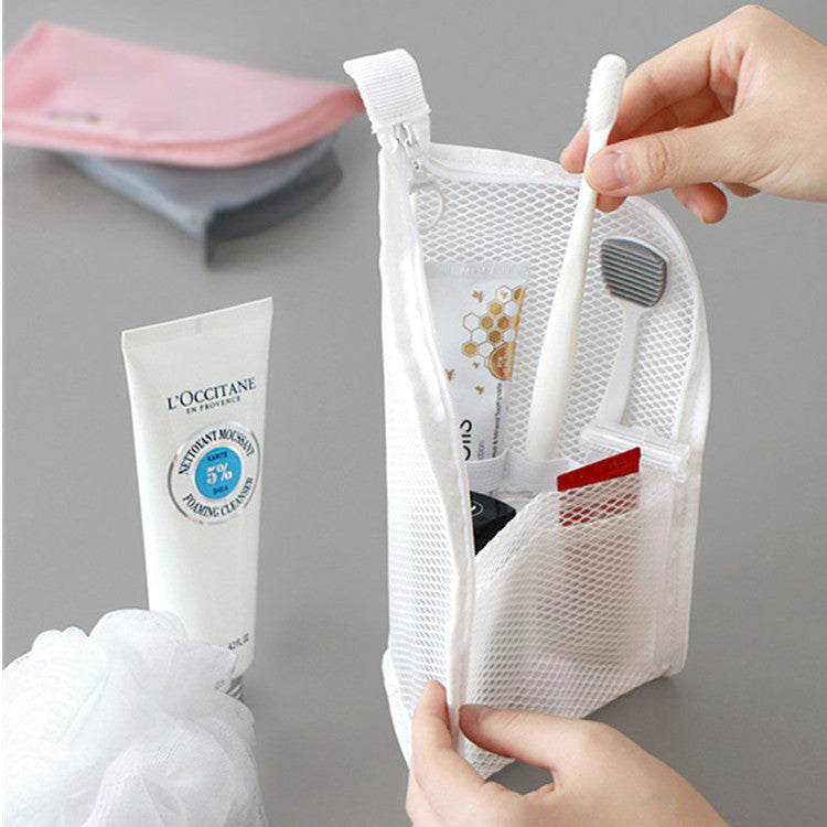EVA Waterproof Travel Shower Bag for Hairbrush and Makeup Accessories