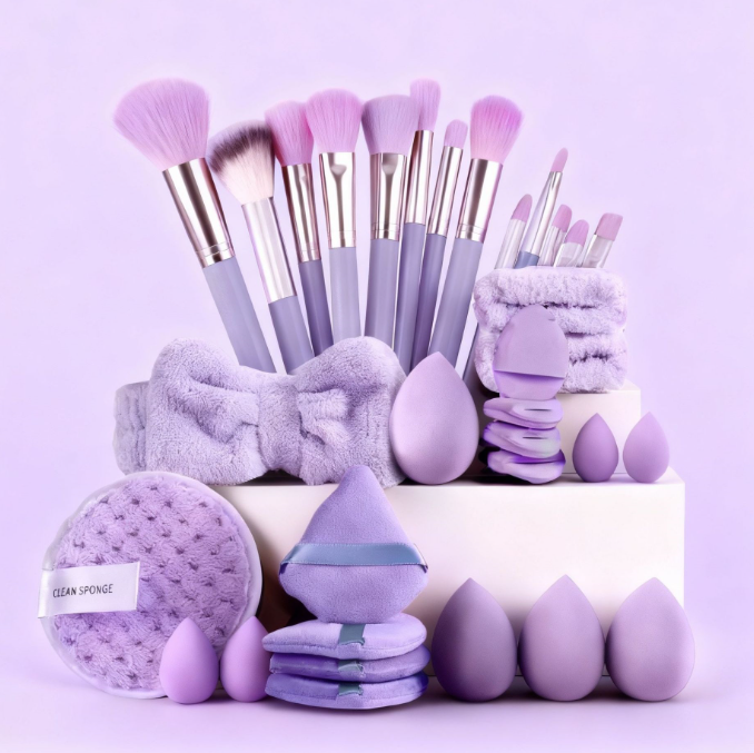 Professional Makeup Brush and Sponge Set