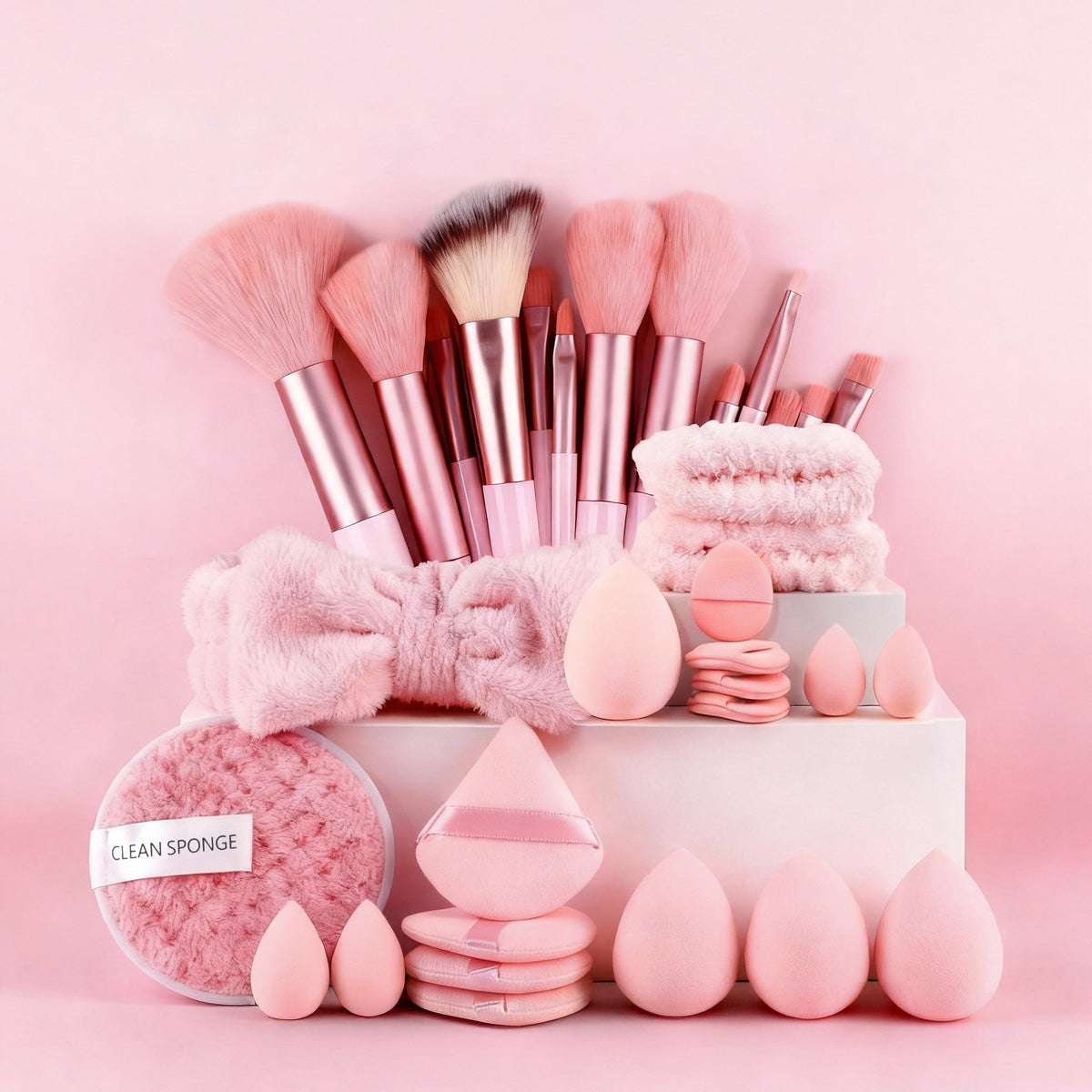 Professional Makeup Brush and Sponge Set