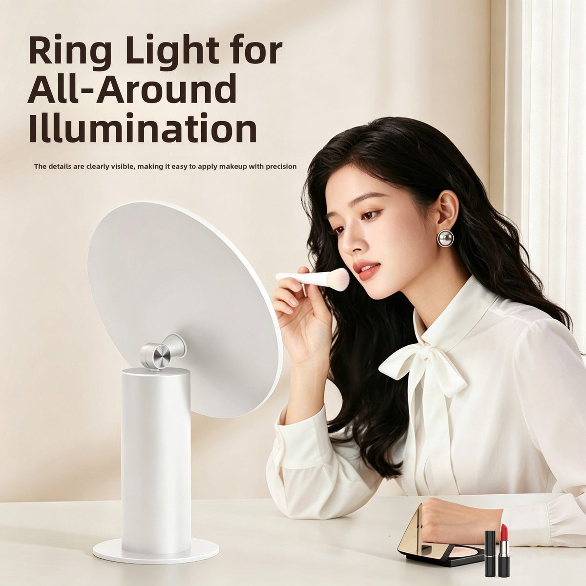 LED Makeup Mirror with Adjustable Lighting
